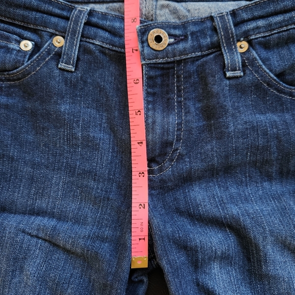 *AG Adriano Goldschmeid Blue Denim Midrise Skinny Jeans Size 28R - Picture 12 of 12